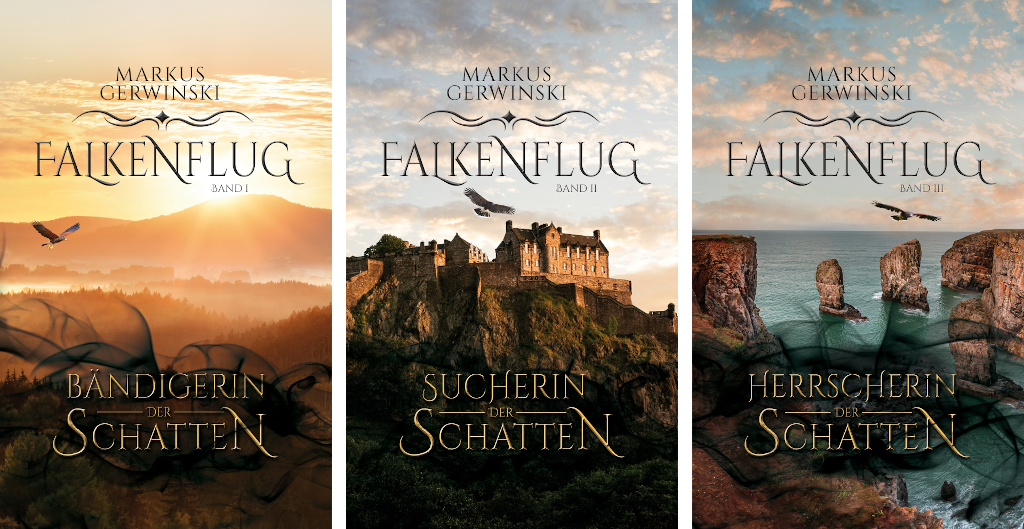 [Die Falkenflug-Trilogie: neue Cover]